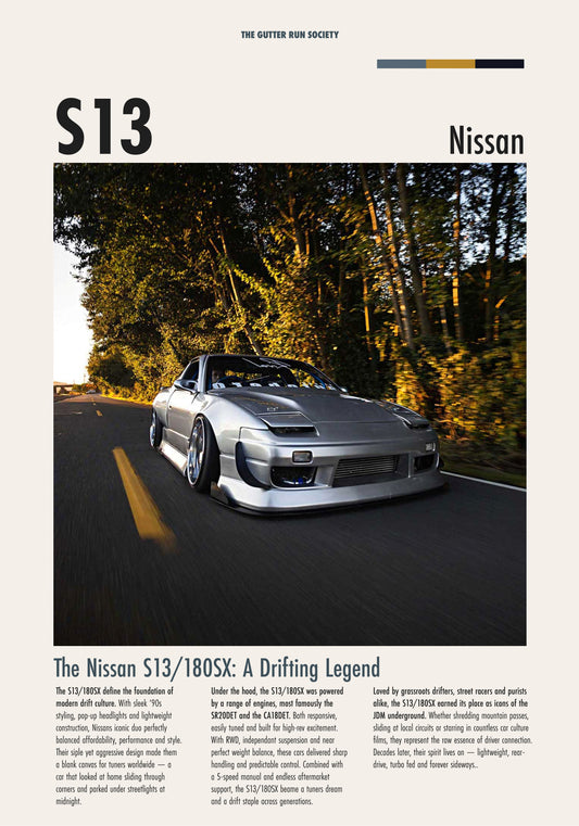 Nissan S13/180SX Poster