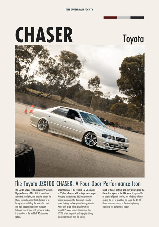 Toyota JZX100 CHASER Poster