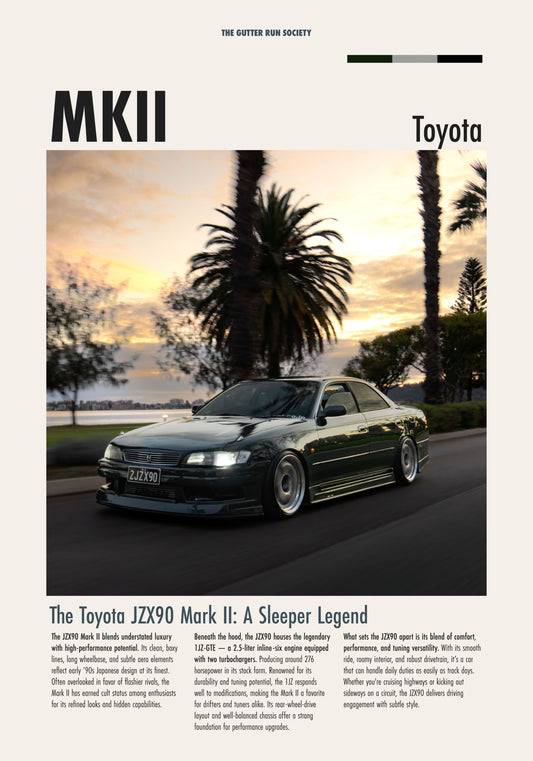 Toyota JZX90 MKII Poster